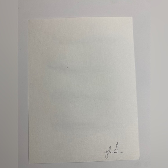 Abstract Acrylic Original Painting On Canvas Paper 9X12 Wall Art Black White - Picture 5 of 5